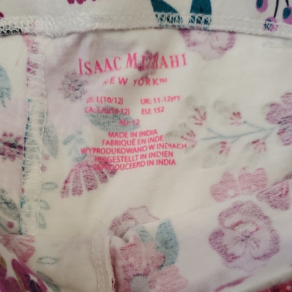 Isaac Mizrahi Kids Floral Leggings - Pink and Purple - Picture 5 of 9